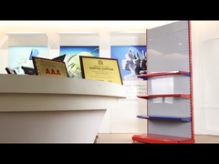 Rotblau gelb orange weiß Gandola Display Rack