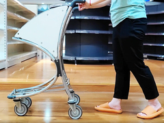 Aluminium-Flughafen-Gepäckwagen ODM Kleiner Einkaufswagen mit Rädern