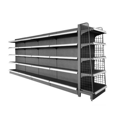 Einkaufszentrum Doppelseitiges Gondel Regale Metall-Supermarktregale Regal