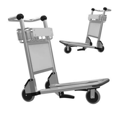 Starke Gummiräder Flughafengepäckwagen für schweres Gepäck 50-200KG Kapazität