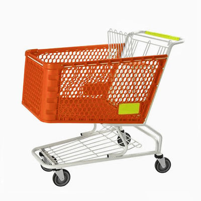 Individueller Logo-Druck Kunststoff-Einkaufskorb, langlebig, leicht für den Einzelhandel