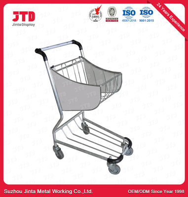 Kleiner Einkaufswagen Aluminium-6063 Flughafen-Gepäck-Laufkatze ODM mit Rädern