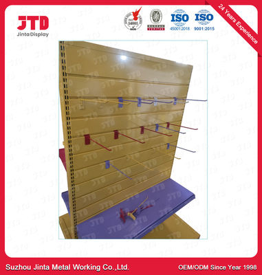 kaufen Das Soem-Metallanzeigen-Fach, das mit Rädern bunt ist, pulverisieren überzogenes online manufacture