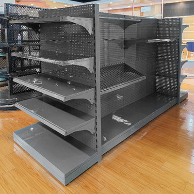 kaufen Kühlgewalzte Stahl-Einzelhandelsregale mit 30-80 kg Lastkapazität pro Schicht online manufacture