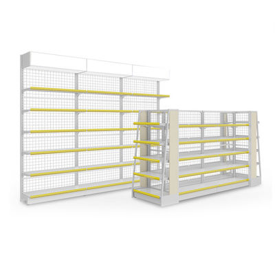 kaufen Kaltgewalzte Stahlkonstruktion Einzelhandelsregalsystem für Supermarkt 30 - 80 kg/Schicht online manufacture