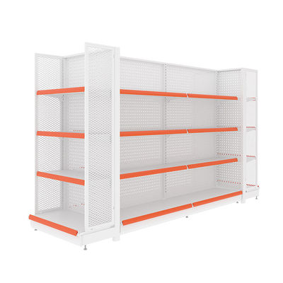 kaufen 5-Shelf Metallic Supermarket Gondola Rack 80kg Capacity online manufacture