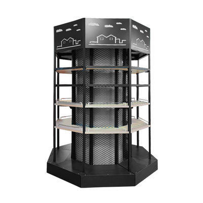 kaufen Customized 5-Shelf Metal Supermarket Gondola Rack 80kg Capacity online manufacture