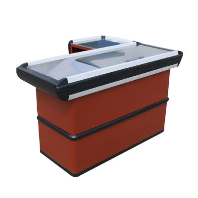 kaufen Professionelle Lebensmittelqualität 304 Supermarkt-Kassentheke mit ISO9001-Zertifizierung und 60% verbessertem Handgefühl online manufacture