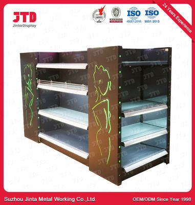 kaufen 4 Schichten Glas-Regal-Supermarkt-bilden harte Beanspruchung des Fach-1600mm online manufacture