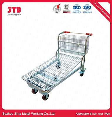 kaufen Wagen der Reihen-60L 2 auf Rädern 5 Zoll PU-Rad-Chrome-Platte online manufacture
