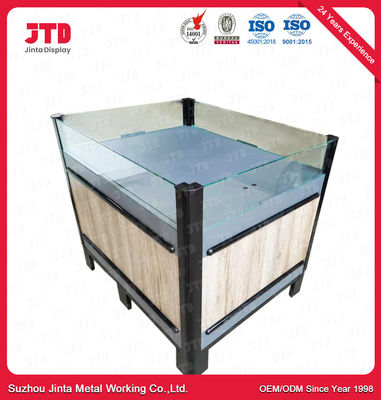 kaufen Förderndes Browns Ausstellungsstand CER Supermarkt-hölzernen Präsentationsständer online manufacture