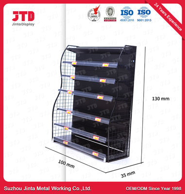kaufen schwarzer Metallpräsentationsständer der 130mm kleiner Metallausstellungsstand-100mm online manufacture