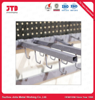 kaufen Gray White L Form-Haken für Supermarkt-Anzeigen-Zusätze online manufacture