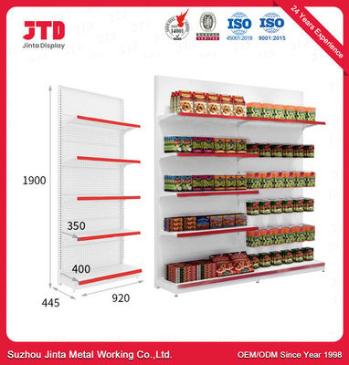 Modernes Supermarkt-Präsentationsständer-Gemischtwarenladen-Einzelhandels-Ausstellungsstand-Gondel-Regal