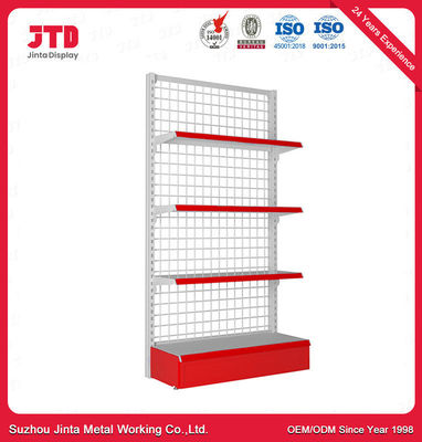 Metalldraht-Mesh Back Panel Supermarket Gondola-Regal-Netz-Art Schaufenster-Fachbodenregallager