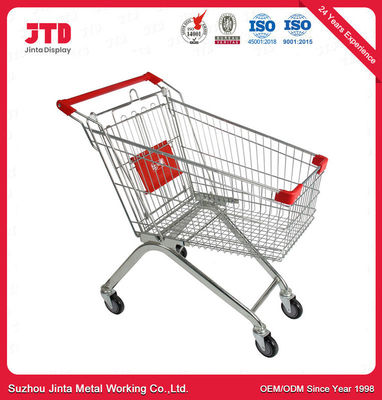 Supermarkt Einkaufswagen Einkaufswagen Kaufhaus 90 / 100 / 120L Lagerung Einkaufswagen