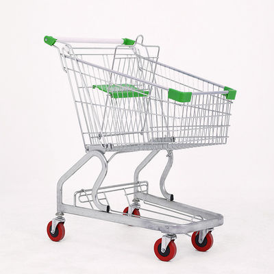 Supermarkt Lebensmittelgeschäft Metall Einkaufswagen mit individuellen Farben und Gummirädern