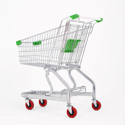 Supermarkt Lebensmittelgeschäft Metall Einkaufswagen mit individuellen Farben und Gummirädern