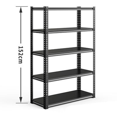 Industrie-Stahllager Schraubenlose Metallregal Regale 5 Schichten Garage Lagerregal