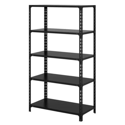 Industrie-Stahllager Schraubenlose Metallregal Regale 5 Schichten Garage Lagerregal