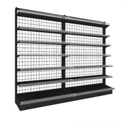 Wire Mesh Supermarkt Gondel Regale Anzeigeregalen Laden Wire Display Regale