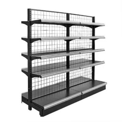 Wire Mesh Supermarkt Gondel Regale Anzeigeregalen Laden Wire Display Regale