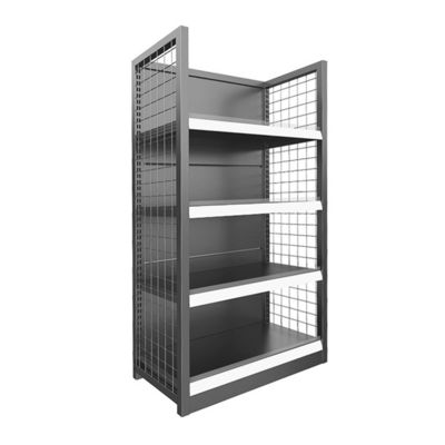 Supermarkt Wire Display Regal für Einzelhandelsgeschäfte Gondola Mesh Regal