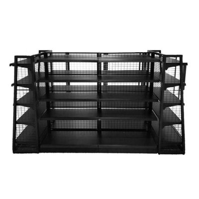 Supermarkt Wire Display Regal für Einzelhandelsgeschäfte Gondola Mesh Regal