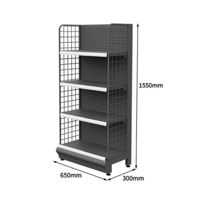 Einkaufszentrum Doppelseitiges Gondel Regale Metall-Supermarktregale Regal