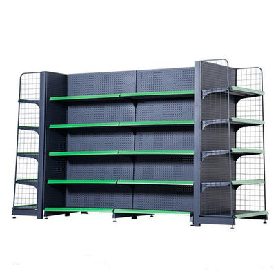 Gitterplatte Metalldrahtnetz Supermarkt Convenience Store Display Rack Pulver beschichtet