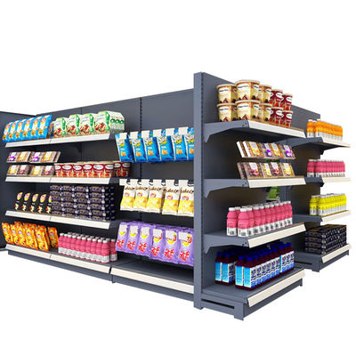 OEM / ODM Metall-Supermarktregale Gondel-Displayregale für Einzelhandelsprodukte Shop-Supermarkt