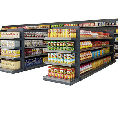OEM / ODM Metall-Supermarktregale Gondel-Displayregale für Einzelhandelsprodukte Shop-Supermarkt
