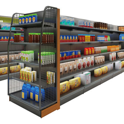 Modernes Supermarktregal System Lebensmittelregal Regale mit individueller Farbe