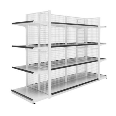 Modernes Regalsystem aus kaltgewalztem Stahl