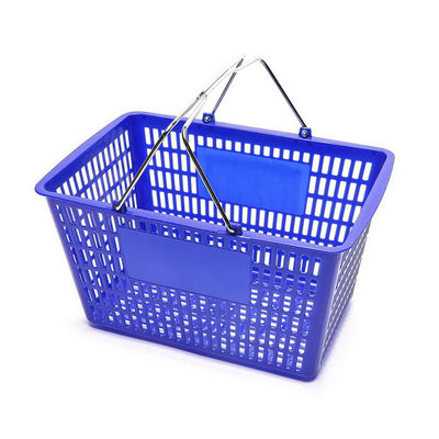Dauerhafte Kunststoffhandkaufkorb 450*330*250mm Für Apotheke Supermarkt Lebensmittelgeschäft