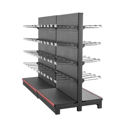 Kühlgewalzte Stahl-Supermarkt-Displayregale mit individuellen Logos und stabiler Struktur