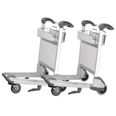Starke Gummiräder Flughafengepäckwagen für schweres Gepäck 50-200KG Kapazität