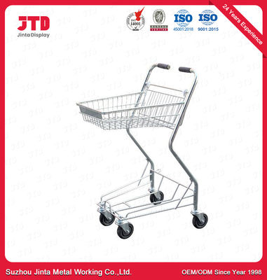 ISO-Doppelt-Korb Laufkatze 120kg 180L Metalleinkaufsim Mini-Markt